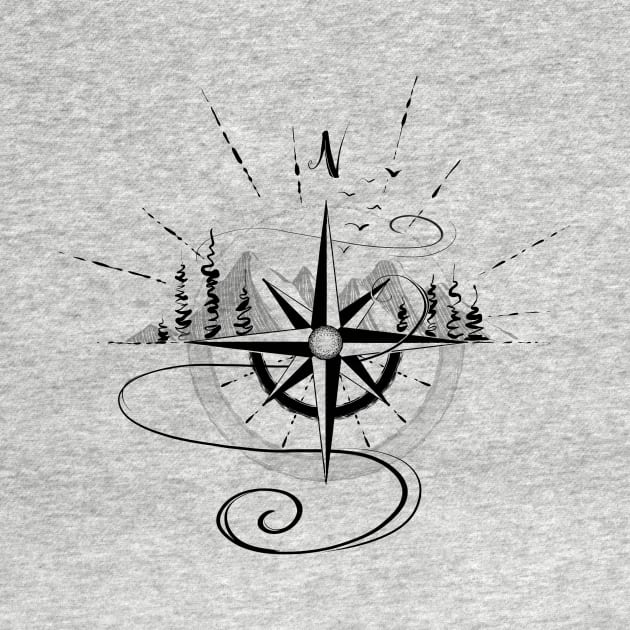 Compass Design by Jason's Doodles